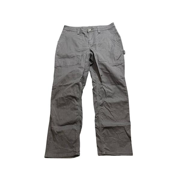 Women's Duluth Trading Co Fire Hose Coolmax Slim Leg Crop Pant Size 8 Regular - Picture 1 of 8